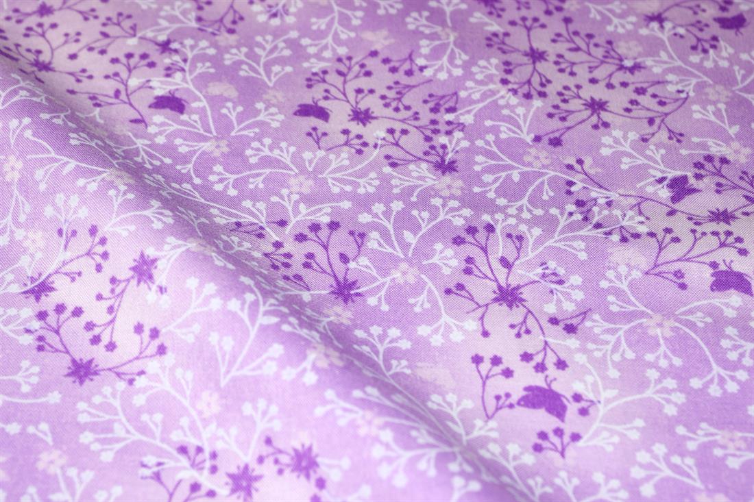 Premium 100% Cotton Quilting Craft Fabric,Flutter / Floral Print, 112cm Wide High Quality