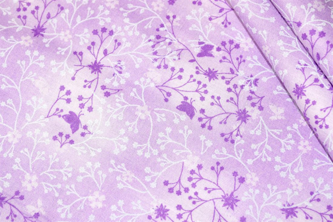 Premium 100% Cotton Quilting Craft Fabric,Flutter / Floral Print, 112cm Wide High Quality