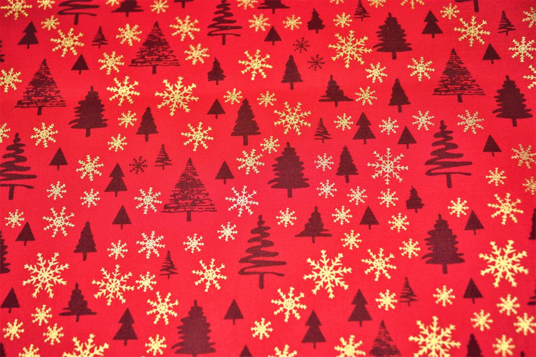 Printed Christmas fabric 100% cotton fabric, high quality, 137 cm wide