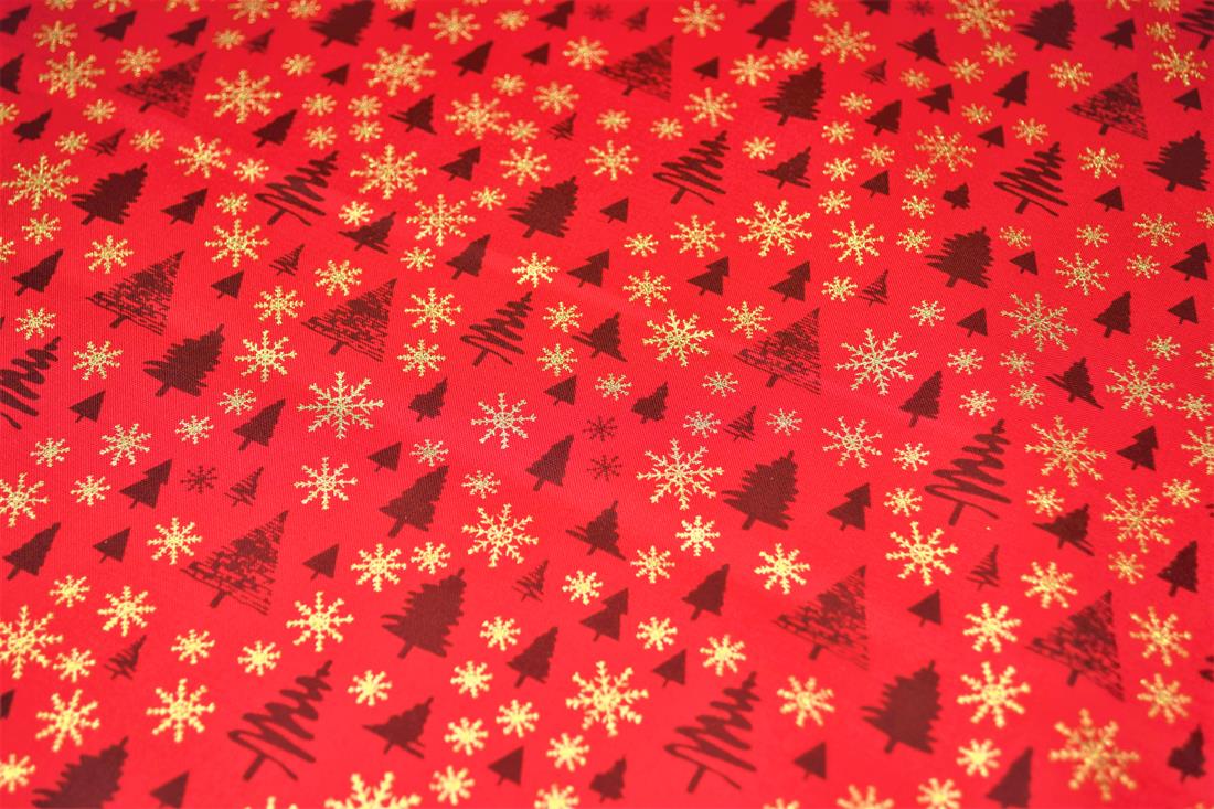 Printed Christmas fabric 100% cotton fabric, high quality, 137 cm wide