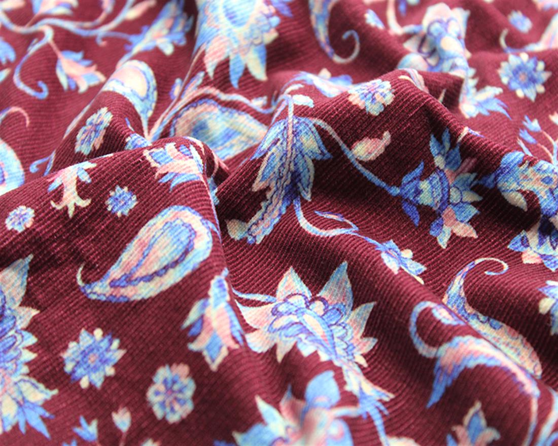 Little Johnny Watercolour Paisley Corduroy
