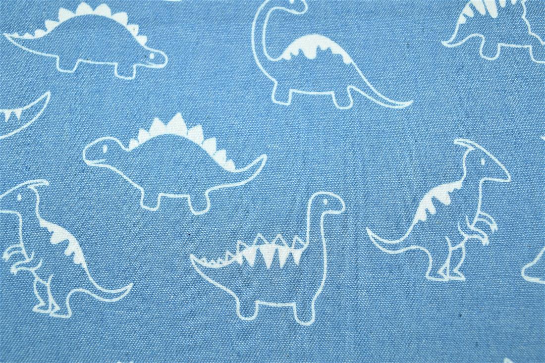 Dinosaur Printed Denim C8387