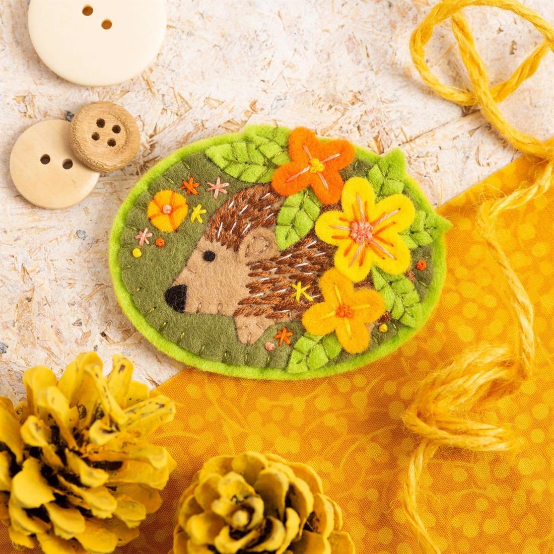 Hedgehog Brooch