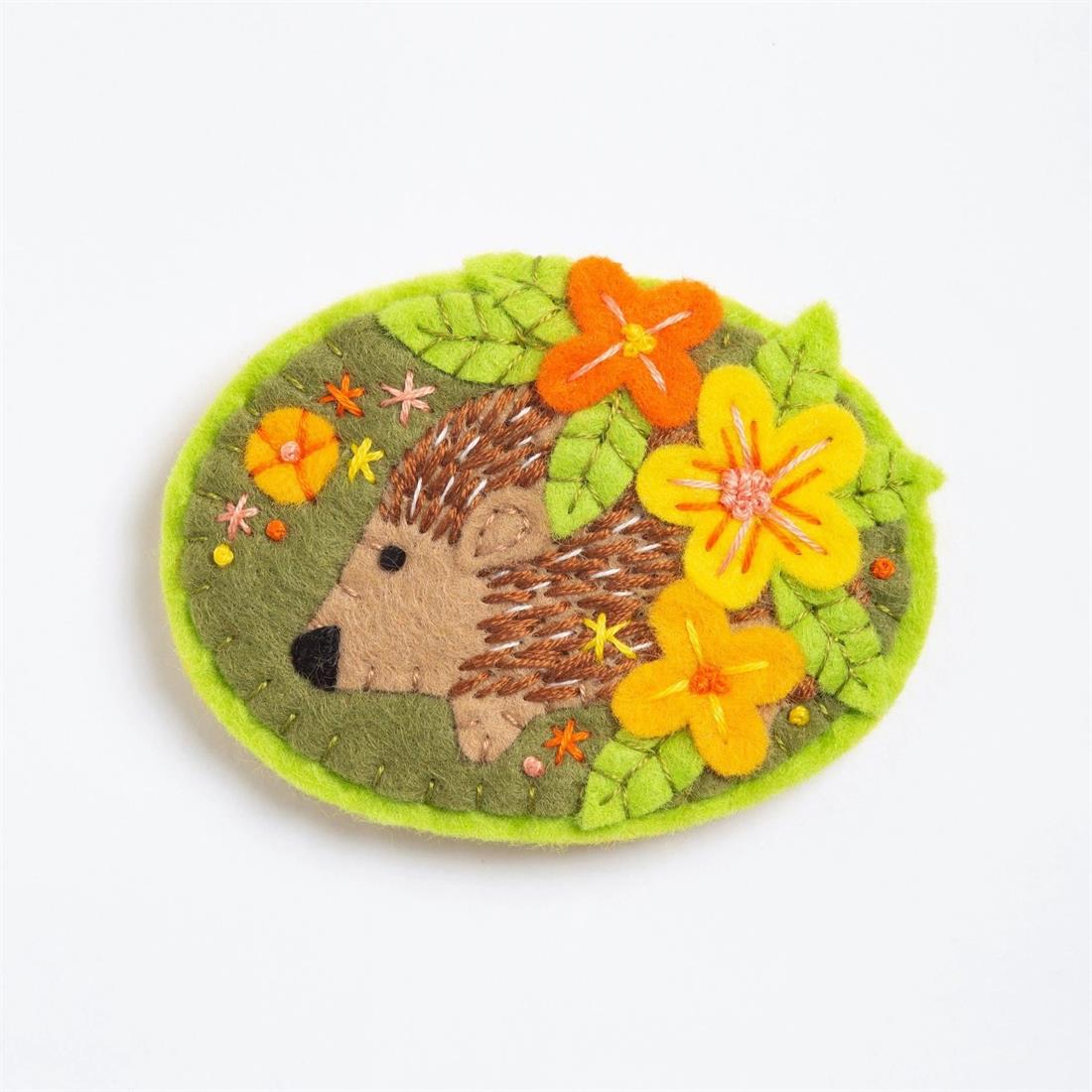 Hedgehog Brooch