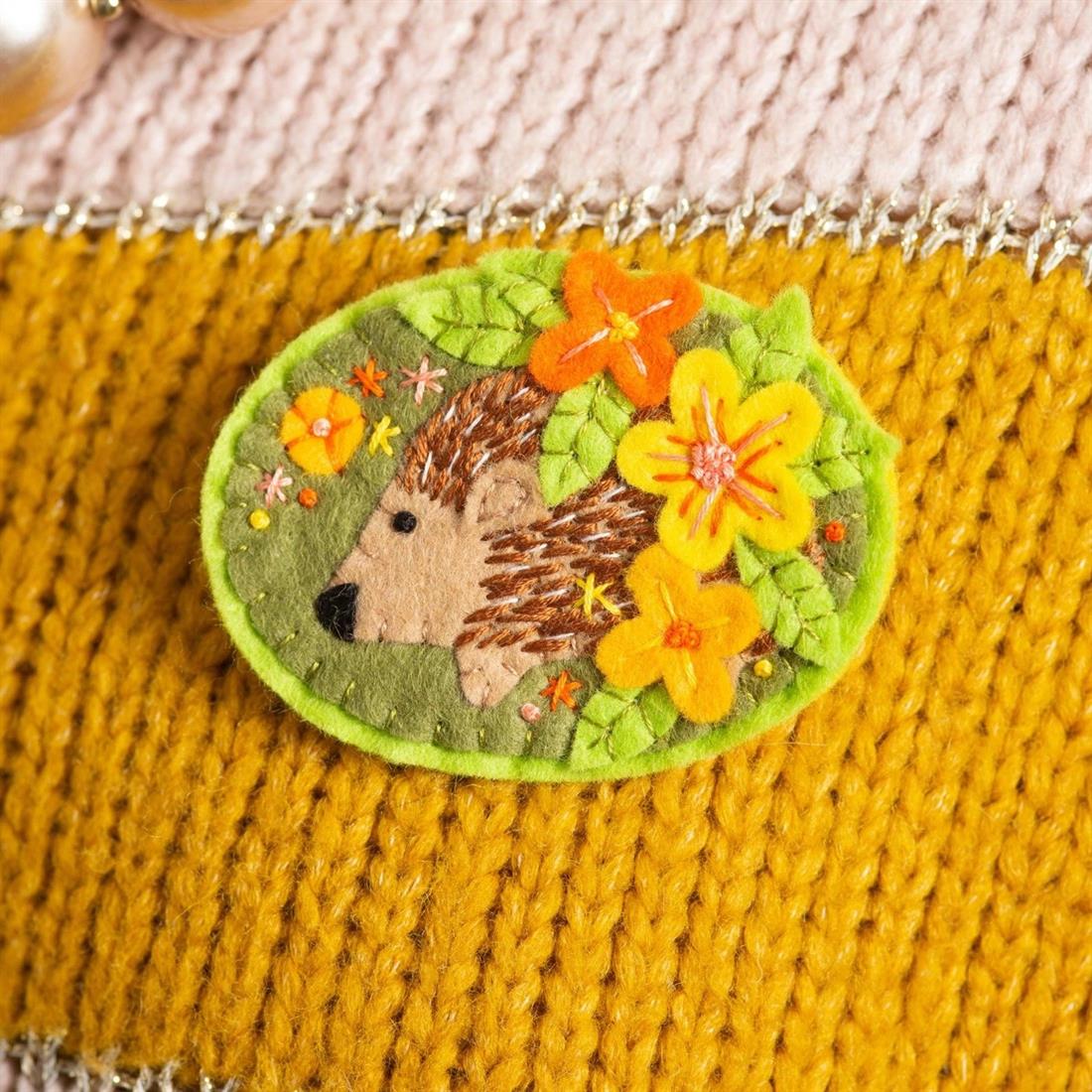 Hedgehog Brooch