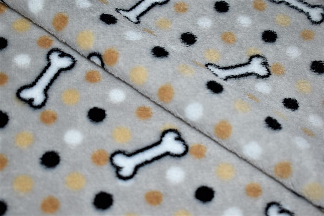 Spotty Bones Cuddle Fleece