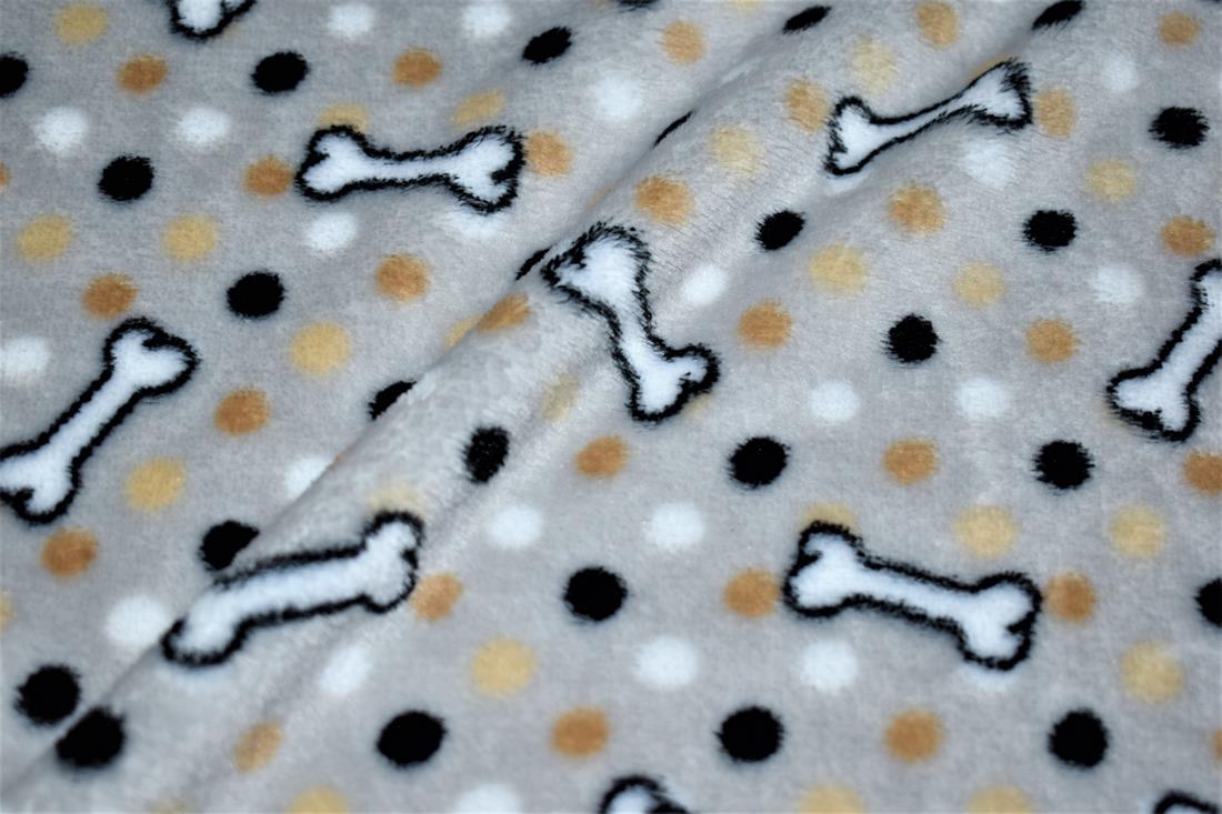 Spotty Bones Cuddle Fleece