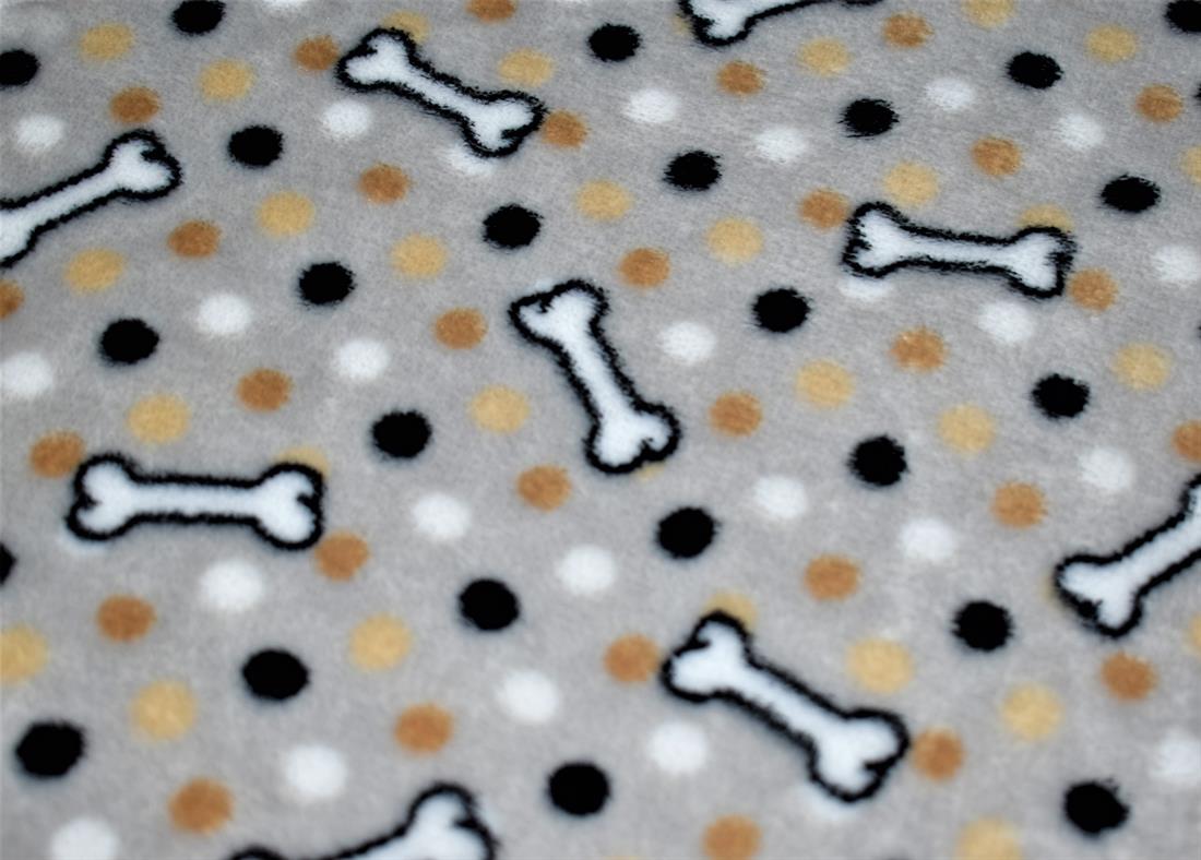 Spotty Bones Cuddle Fleece