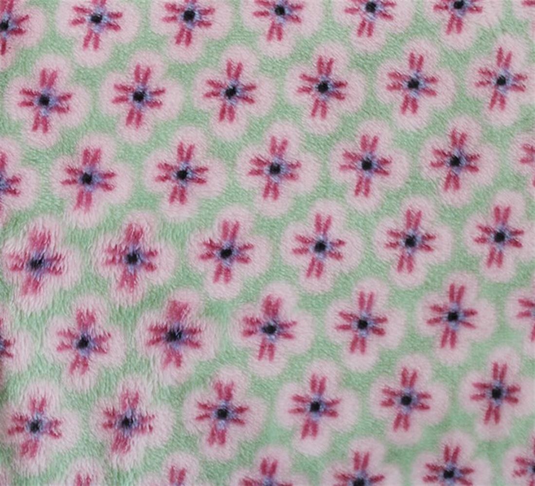 Geometric Flowers Cuddle Fleece