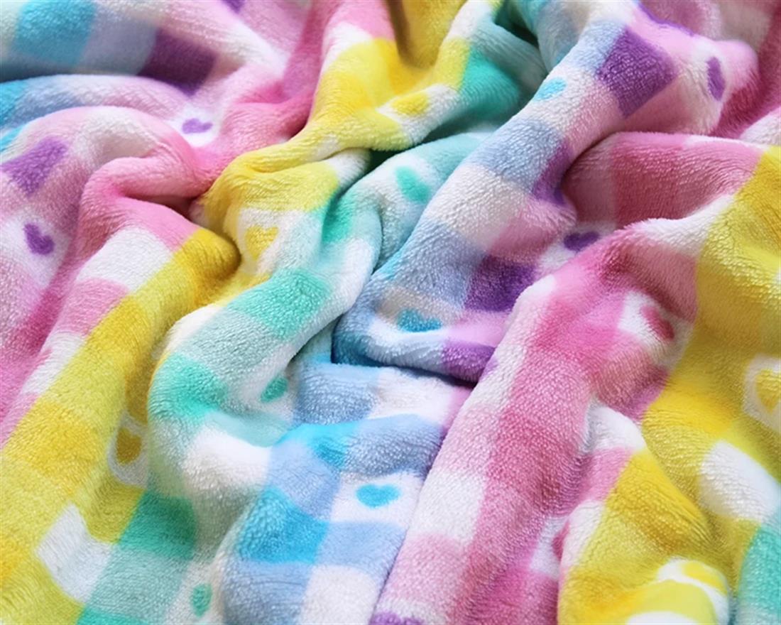 Bubs Cuddle Fleece Love Check