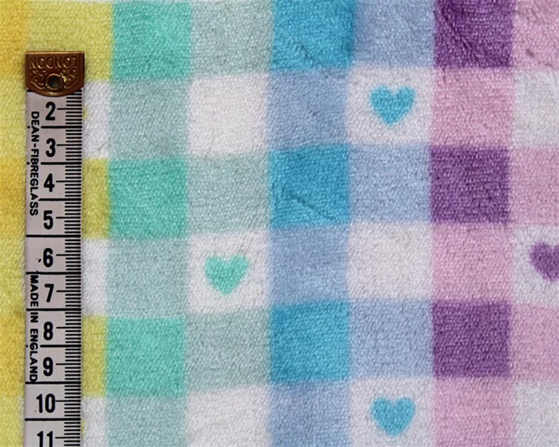 Bubs Cuddle Fleece Love Check