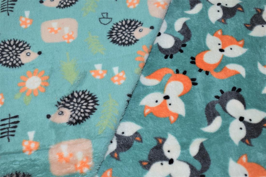 Fox & Hedgehog Print