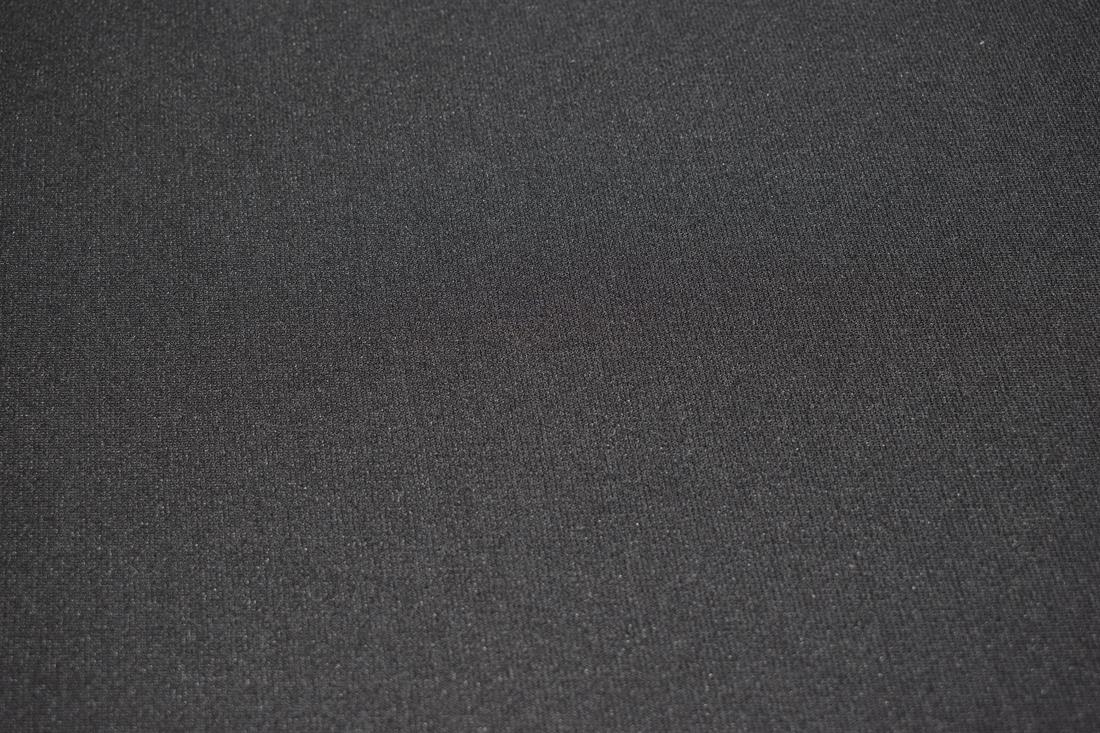Plain Black Jersey Fabric, 150cm Wide, High Quality; Ideal for tops, trouser, dresses, skirts.