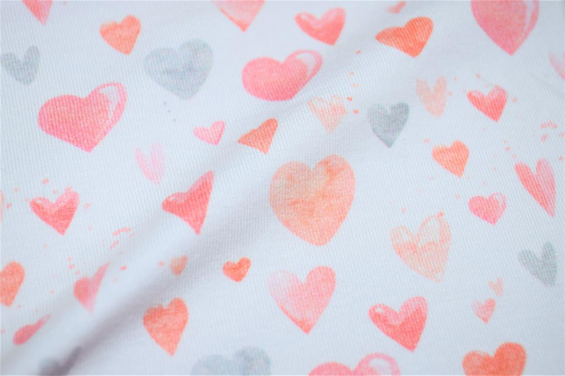 Printed cotton jersey
A fresh crisp white design ideal for children and baby products. 

Composition: 95% Cotton 5% Elastane  
Weight: 200gsm 
Width: 150cm 
Digitally Printed