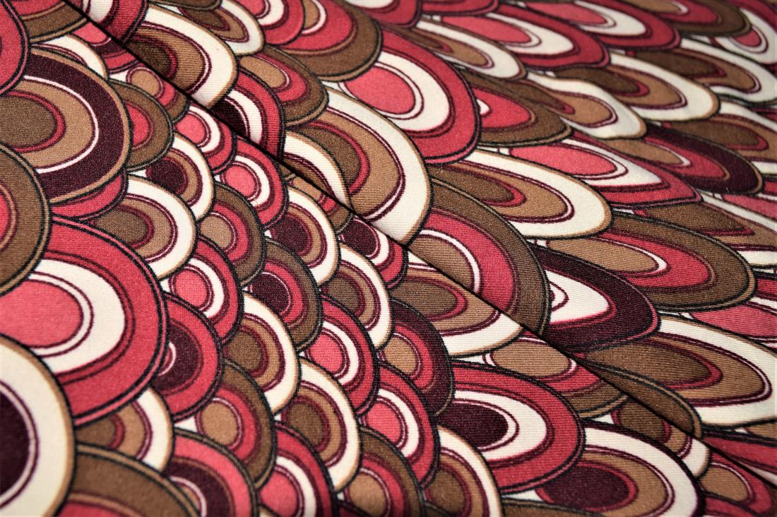 Printed  Jersey Fabric, Soft Stretch Knit Making Dress Fabric , High Quality, 147 cm Wide Perfect for Dressmaking, Tops, Skirts, Dancewear/ Costumes Very easy to sew due to its slight stretch and comfortable to wear