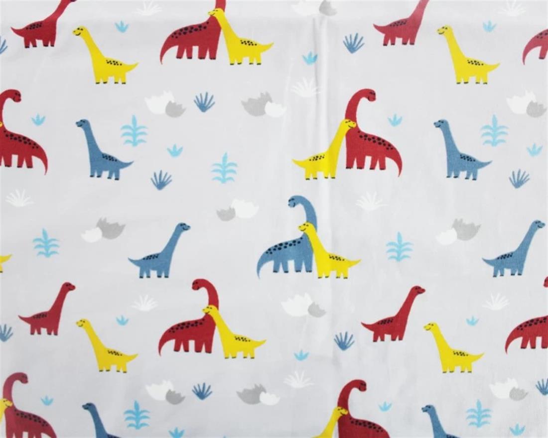 Roaming Dinos Cotton Jersey