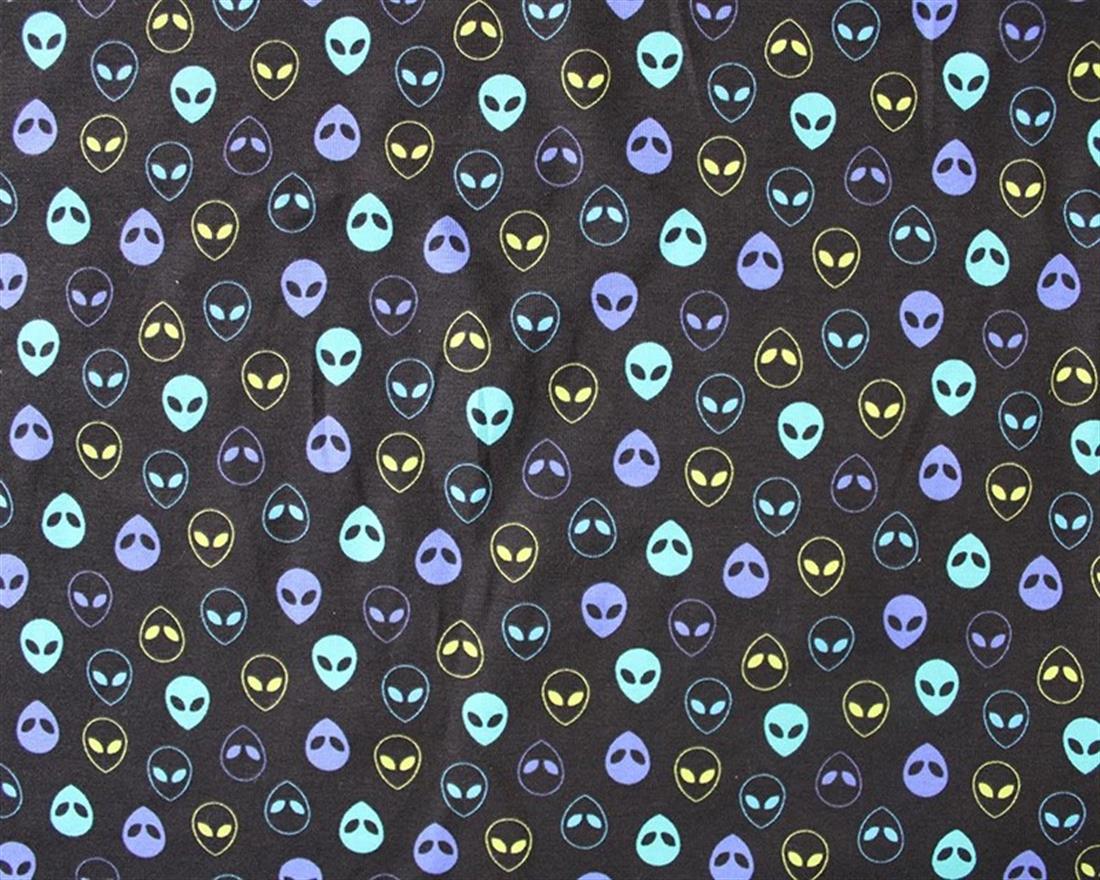 Cotton Jersey Aliens