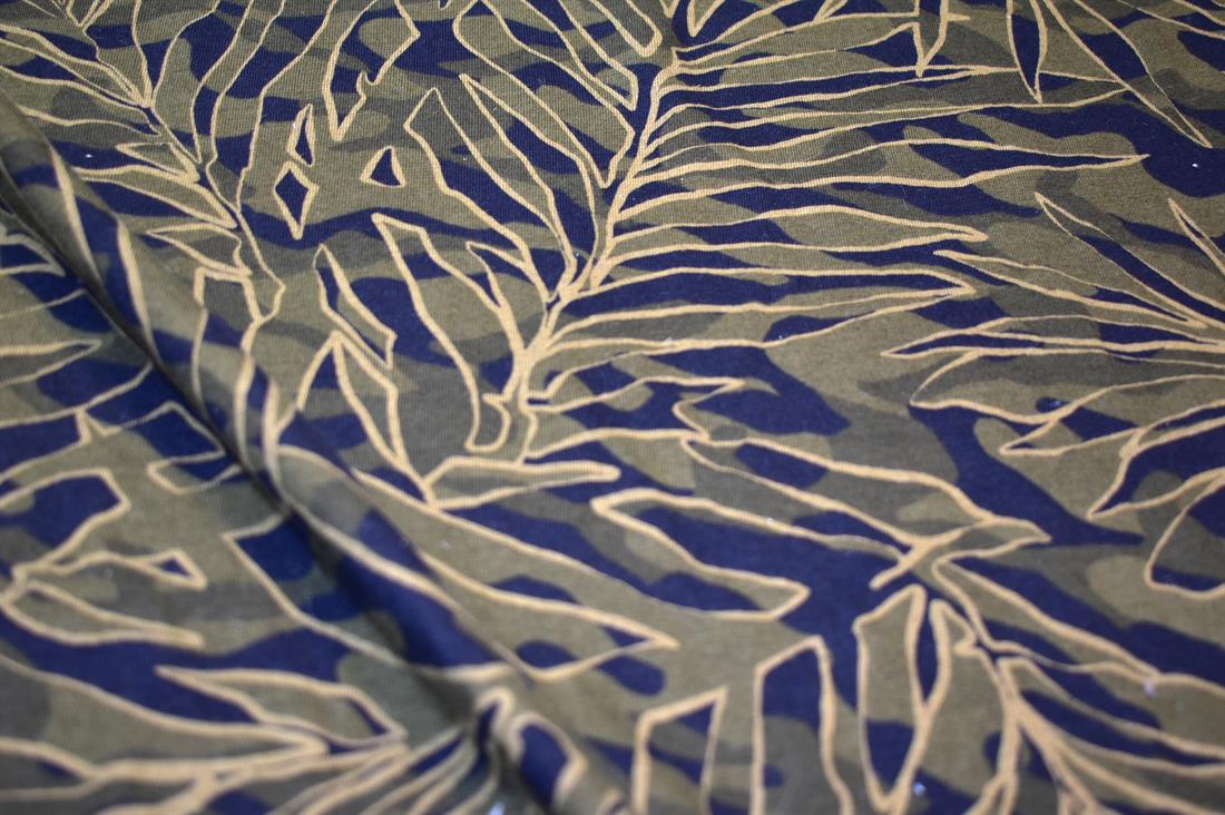Printed Jersey Fabric, Soft Stretch Knit Making Dress Fabric, High Quality, 
Perfect for Dressmaking, Tops, Skirts, Dancewear/ Costumes Very easy to sew due to its slight stretch and comfortable to wear It has loops on one side and soft piles of yarn on the other. 
This type of knit results in a soft, plush texture you can recognize from your comfiest sweatshirts and other loungewear items.
Width: 58"/ 148cm
Colours may slightly vary due to the lighting during the photo shooting or the monitor's display.