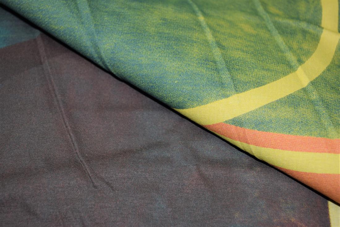Printed Jersey Soft Stretch Knit Making Dress Fabric , High Quality, 150 cm wide