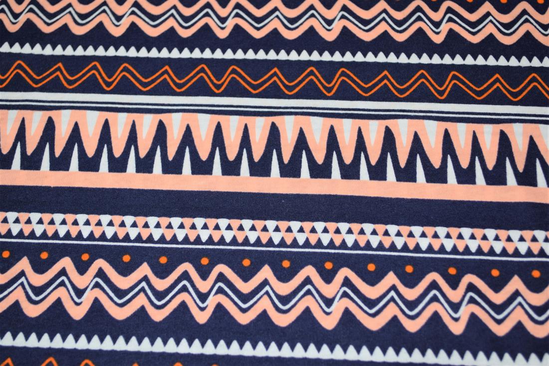 Printed Jersey Soft Stretch Knit Making Dress Fabric , High Quality, 150 cm wide