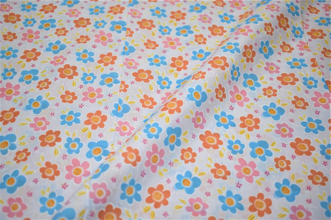 Floral Print Polycotton