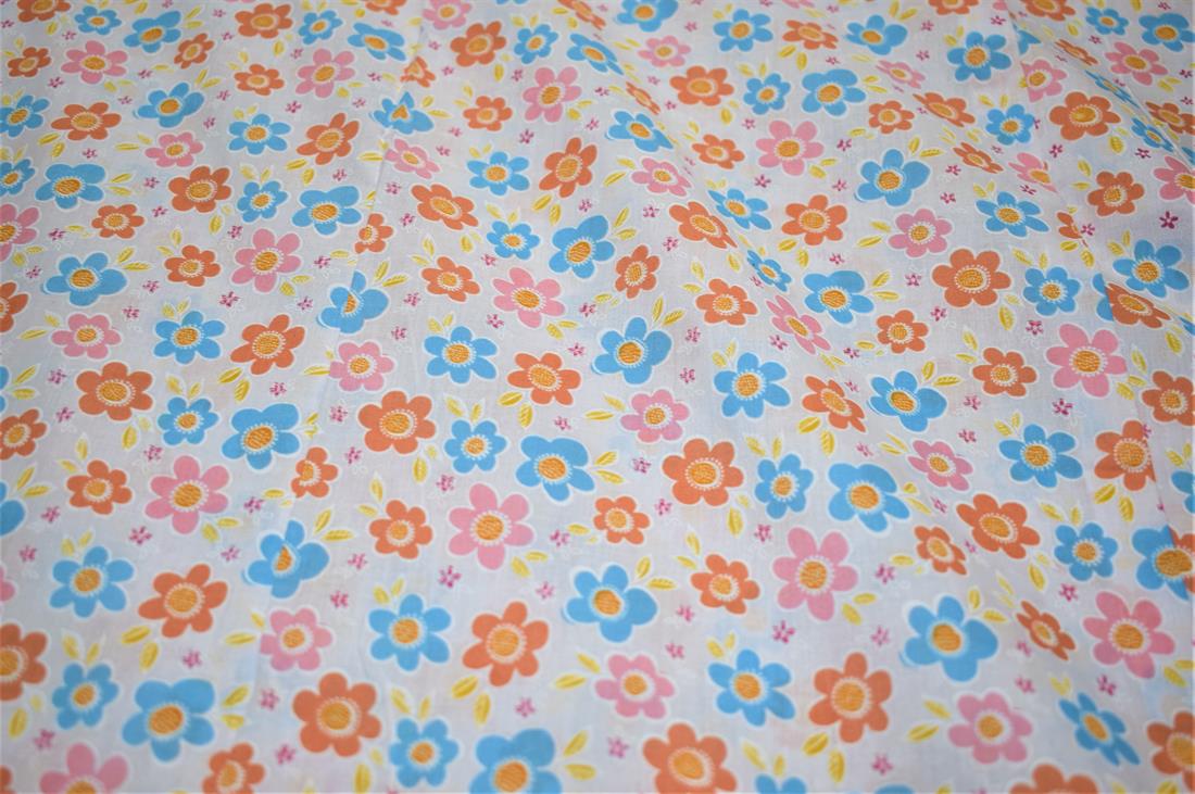 Floral Print Polycotton