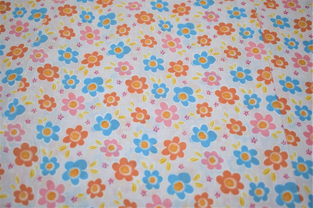 Floral Print Polycotton