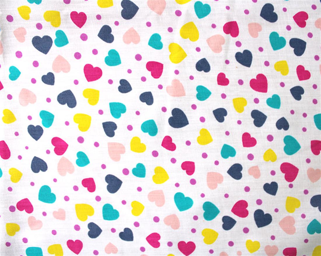 Hearts Polycotton - image 2