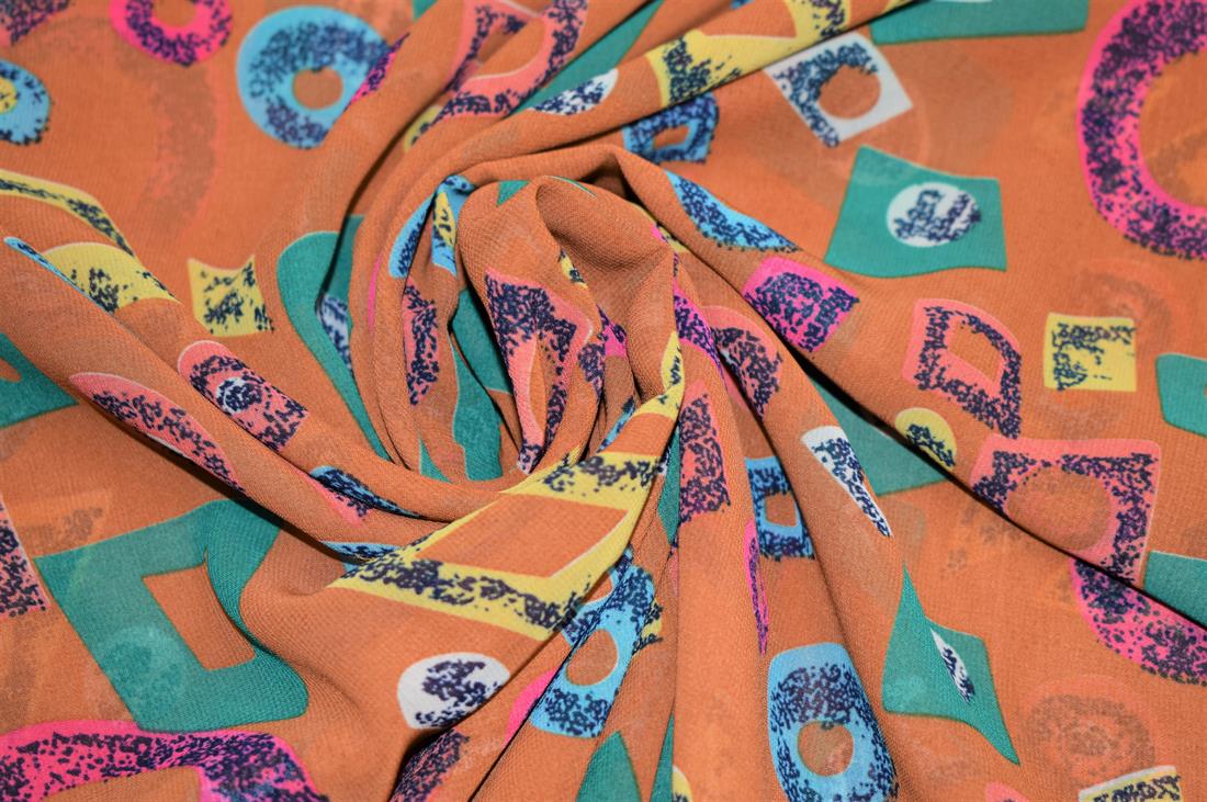 Printed Chiffon Fabric, 148cm Wide, High Quality; 
Colours may slightly vary due to the lighting during the photo shooting or the monitor's display.