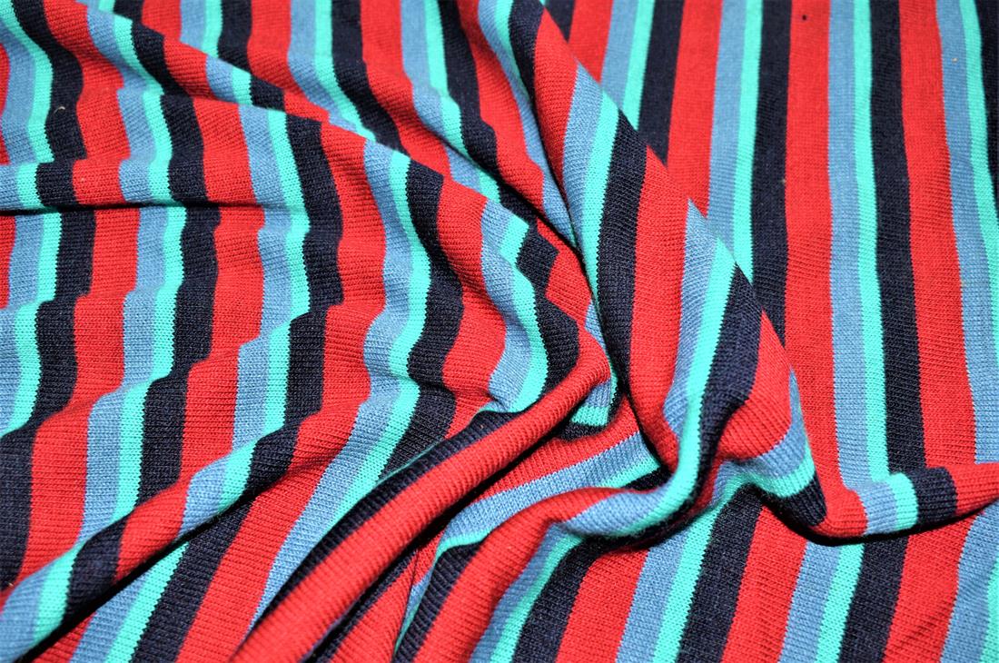 Printed Polyester jersey Fabric Soft Stretch Knit Making Dress Fabric, High Quality 
Perfect for Dressmaking, Tops, Skirts, Dancewear/ Costumes. 
Colours may slightly vary due to the lighting during the photo shooting or the monitor's display. 
Width: 58"/ 148cm