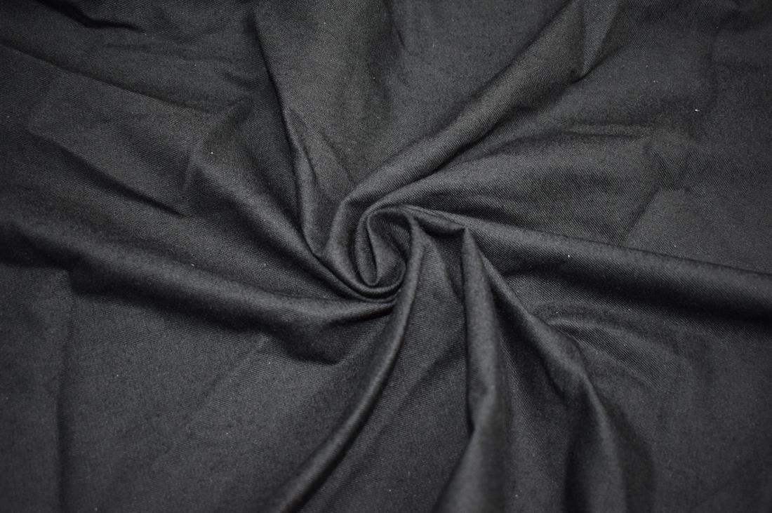 Black - Plain Polyester (Stretch Twill ) Fabric, High Quality 
Perfect for Dressmaking, Tops, Skirts, Dancewear/ Costumes.
Colours may slightly vary due to the lighting during the photo shooting or the monitor's display. 
Width: 58"/ 148cm