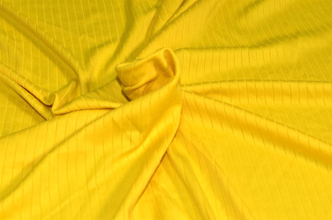 Yellow Polyester jersey Fabric Soft Stretch Knit Making Dress Fabric, 
Perfect for Dressmaking, Tops, Skirts, Dancewear/ Costumes.
Width: 58"/ 148cm
Colours may slightly vary due to the lighting during the photo shooting or the monitor's display.