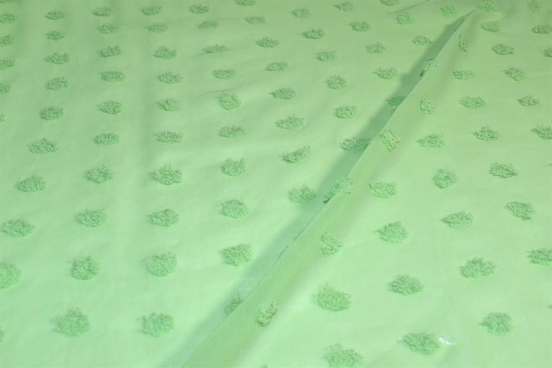 Embroidery Polyester Chiffon Fabric
Perfect for Dressmaking, Tops, Skirts, Dancewear/ Costumes.
Width: 58"/ 148cmColours may slightly vary due to the lighting during the photo shooting or the monitor's display.