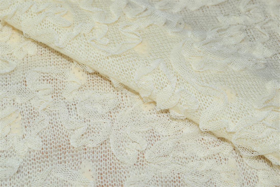 embroidery polyester fabric, 145cm Wide, High Quality; Colours may slightly vary due to the lighting during the photo shooting or the monitor's display.