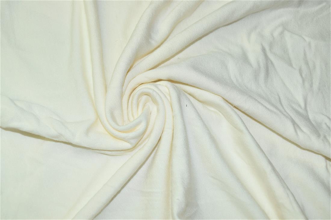 Cream Polyester jersey Fabric, 1 side stretch, High Quality;
Colours may slightly vary due to the lighting during the photo shooting or the monitor's display.