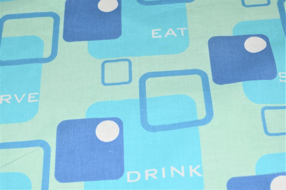 Printed polyester fabric 137 cm wide, High Quality; Colours may slightly vary due to the lighting during the photo shooting or the monitor's display.