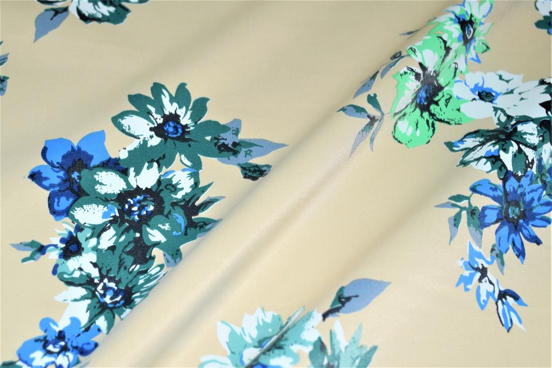 Flower Stretch Sateen