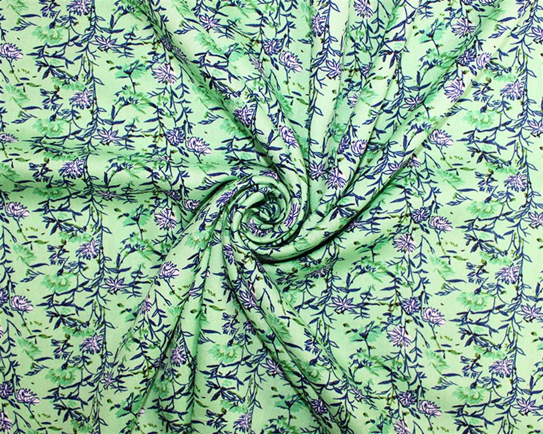 Floral Vine Viscose - image 1