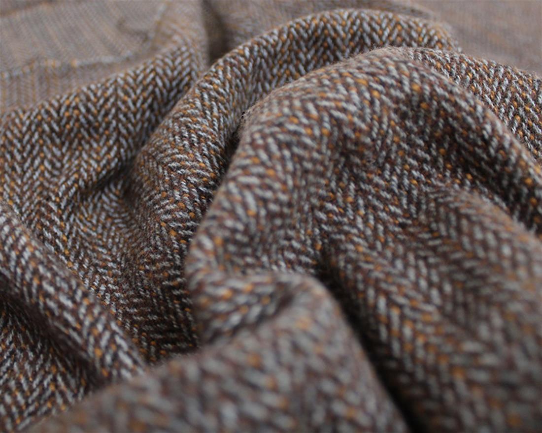 Small Herringbone Wool Mix