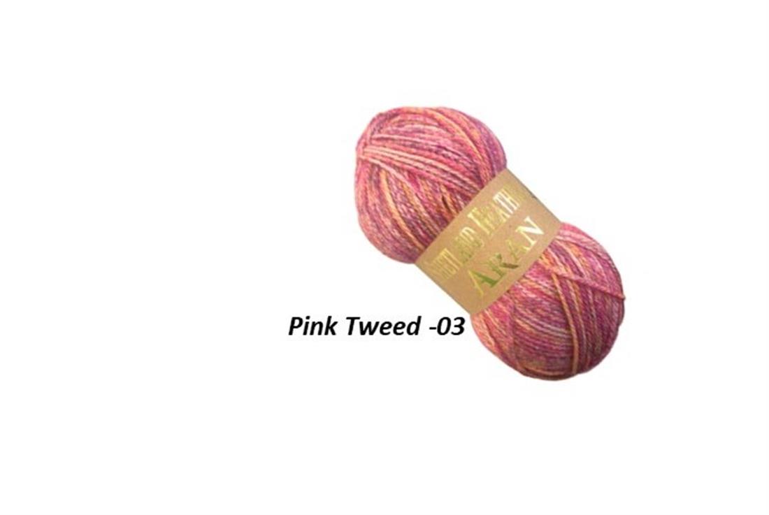 Woolcraft- Shetland Heather Aran - image 1