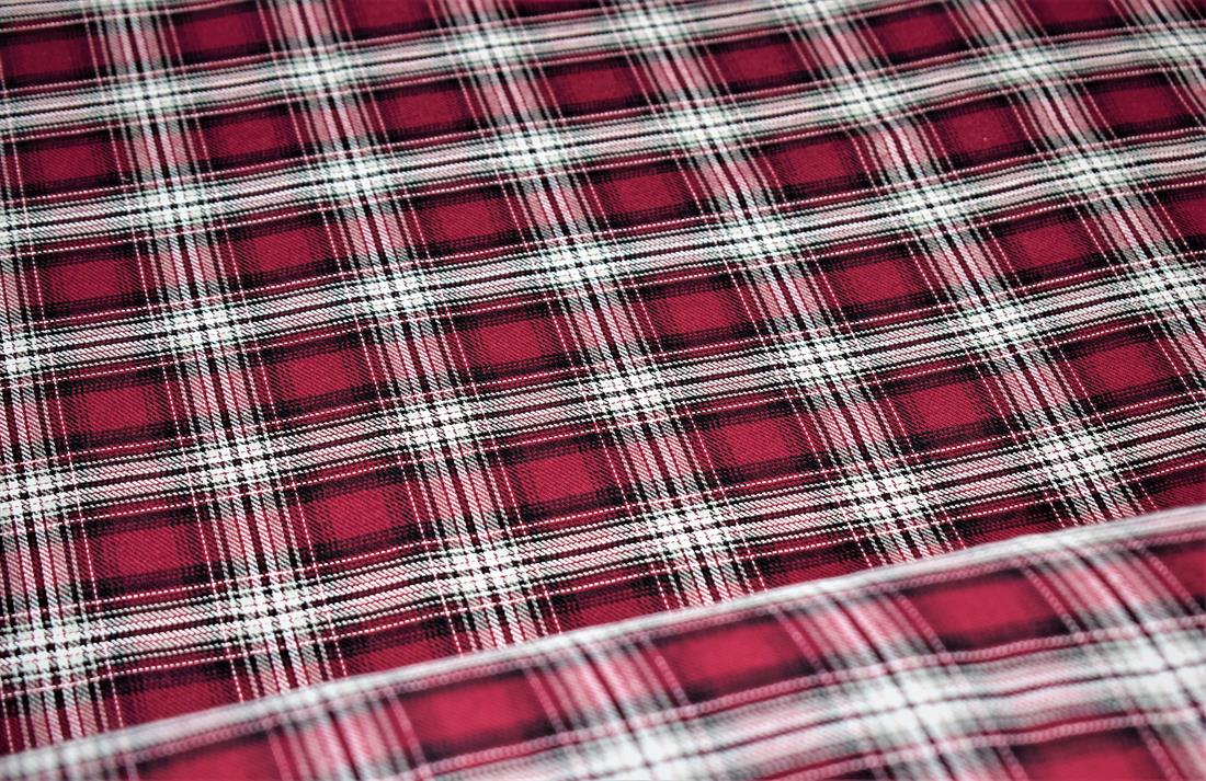 Tartan Check Yarn Dyed Print