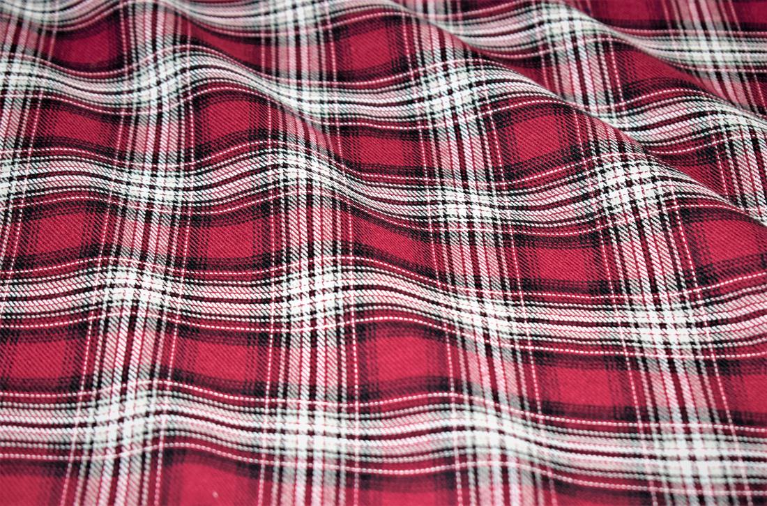 Tartan Check Yarn Dyed Print
