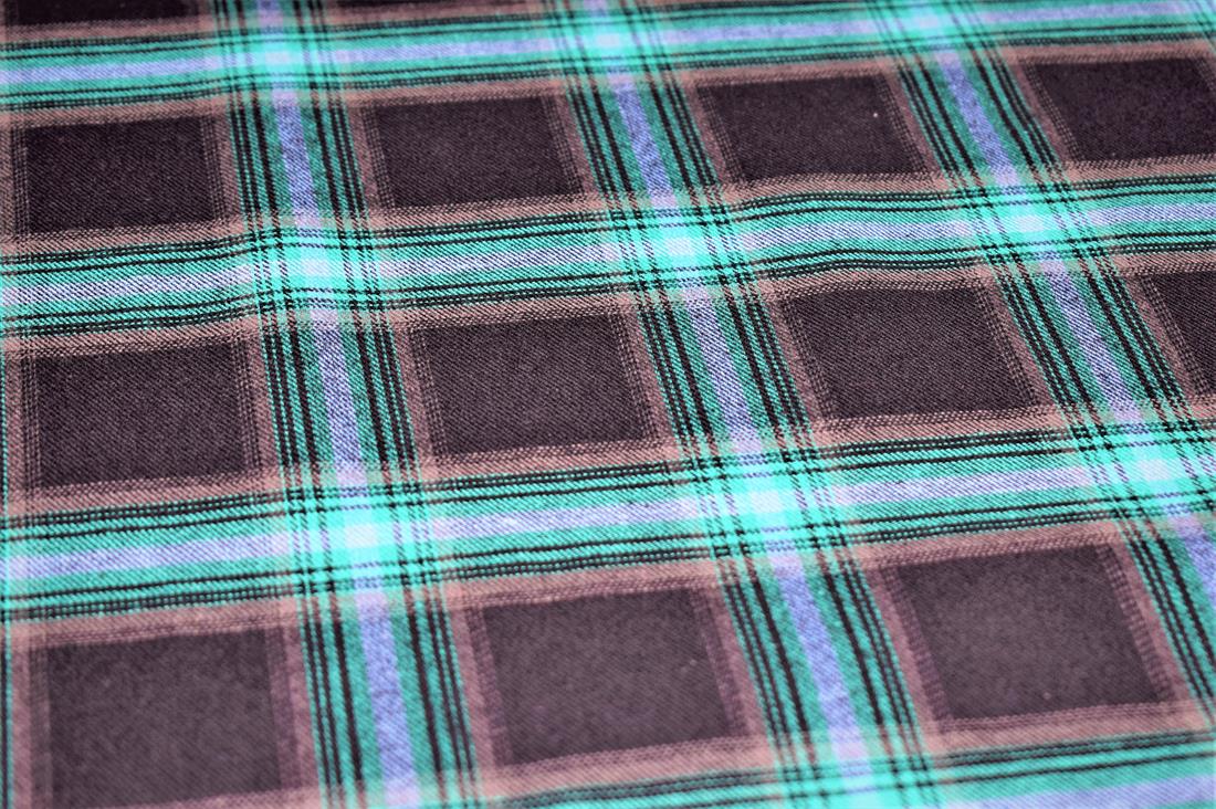 Tartan Check Yarn Dyed Print