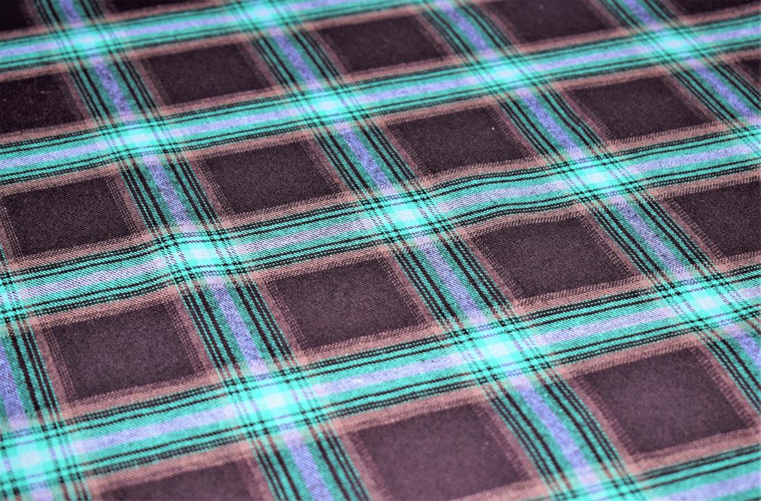 Tartan Check Yarn Dyed Print