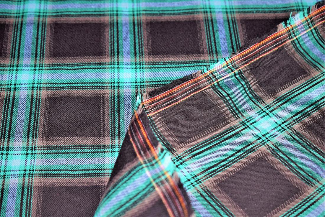 Tartan Check Yarn Dyed Print