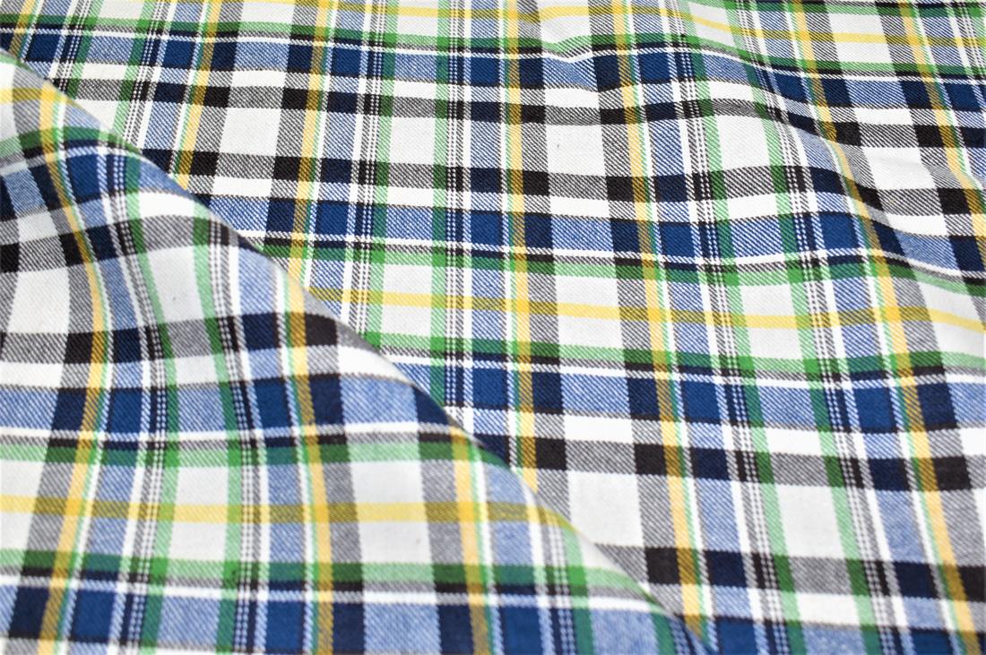 Premium Printed Tartan Brushed/Yarn Dyed 100% Cotton Fabric Tartan Check Print desing, Medium weight  High Quality
This beautiful soft fabric is perfect for Children's clothing, Light blankets, Bed sheets, Night dresses, and Pyjama Bottoms
Colours may slightly vary due to the lighting during the photo shooting or the monitor's display.
Width: 58" / 148cm