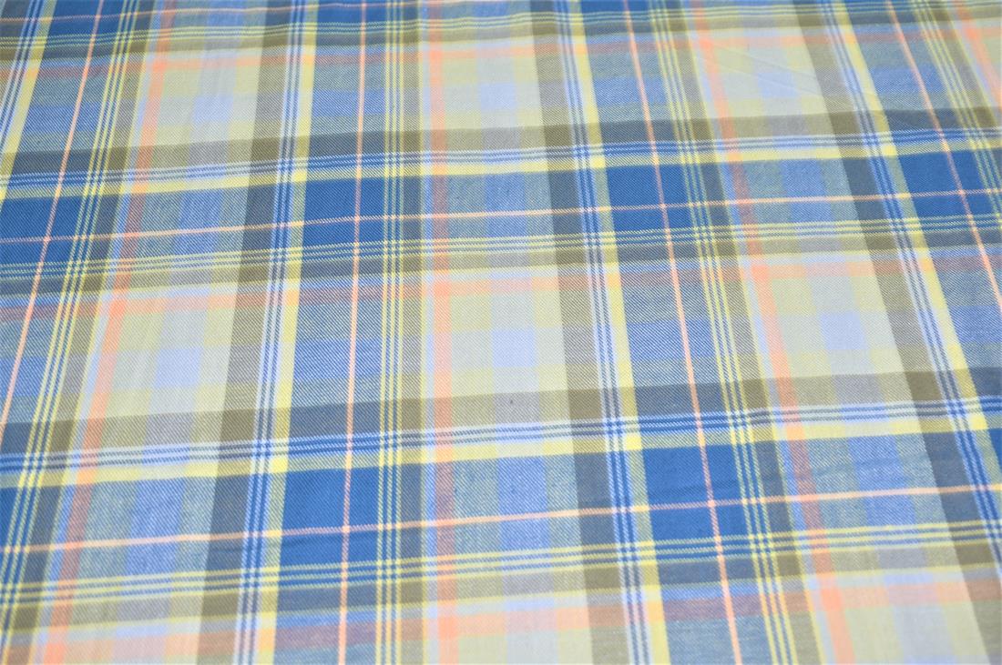 Premium Printed Tartan Brushed/Yarn Dyed 100% Cotton Fabric Tartan Check Print desing, Light weight  High Quality
This beautiful soft fabric is perfect for Children's clothing, Light blankets, Bed sheets, Night dresses, and Pyjama Bottoms
Colours may slightly vary due to the lighting during the photo shooting or the monitor's display.
Width: 58" / 148cm