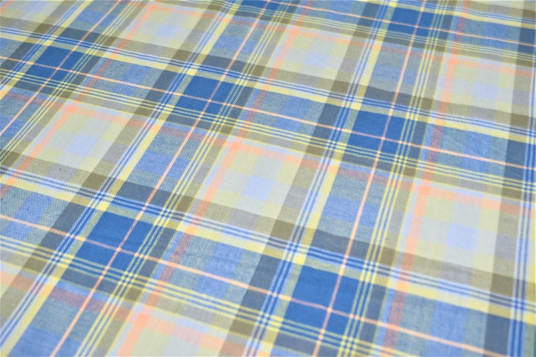 Premium Printed Tartan Brushed/Yarn Dyed 100% Cotton Fabric Tartan Check Print desing, Light weight  High Quality
This beautiful soft fabric is perfect for Children's clothing, Light blankets, Bed sheets, Night dresses, and Pyjama Bottoms
Colours may slightly vary due to the lighting during the photo shooting or the monitor's display.
Width: 58" / 148cm