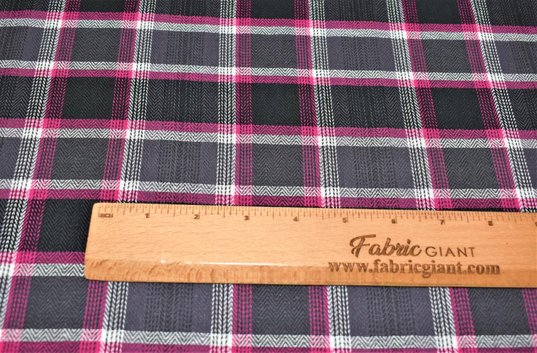 Premium Printed Tartan Brushed/Yarn Dyed 100% Cotton Fabric Tartan Check Print desing, Light weight  High Quality
This beautiful soft fabric is perfect for Children's clothing, Light blankets, Bed sheets, Night dresses, and Pyjama Bottoms
Colours may slightly vary due to the lighting during the photo shooting or the monitor's display.
Width: 58" / 148cm