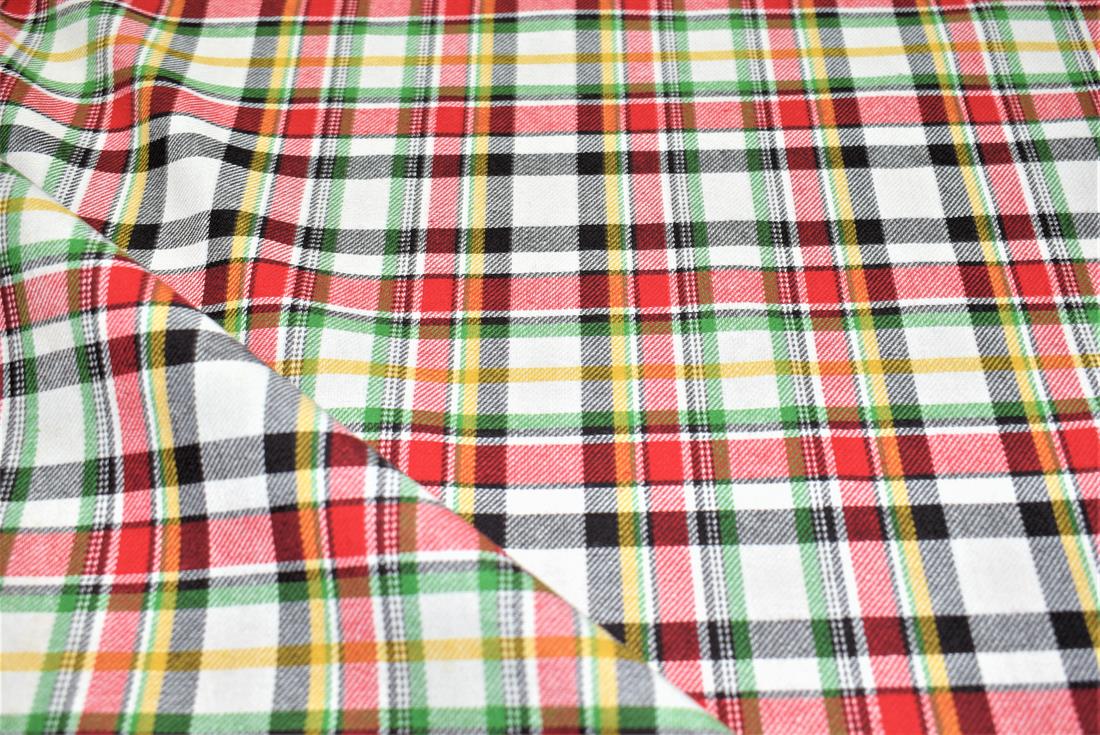 Premium Printed Tartan Brushed/Yarn Dyed 100% Cotton Fabric Tartan Check Print desing, Medium weight  High Quality
This beautiful soft fabric is perfect for Children's clothing, Light blankets, Bed sheets, Night dresses, and Pyjama Bottoms
Colours may slightly vary due to the lighting during the photo shooting or the monitor's display.
Width: 58" / 148cm